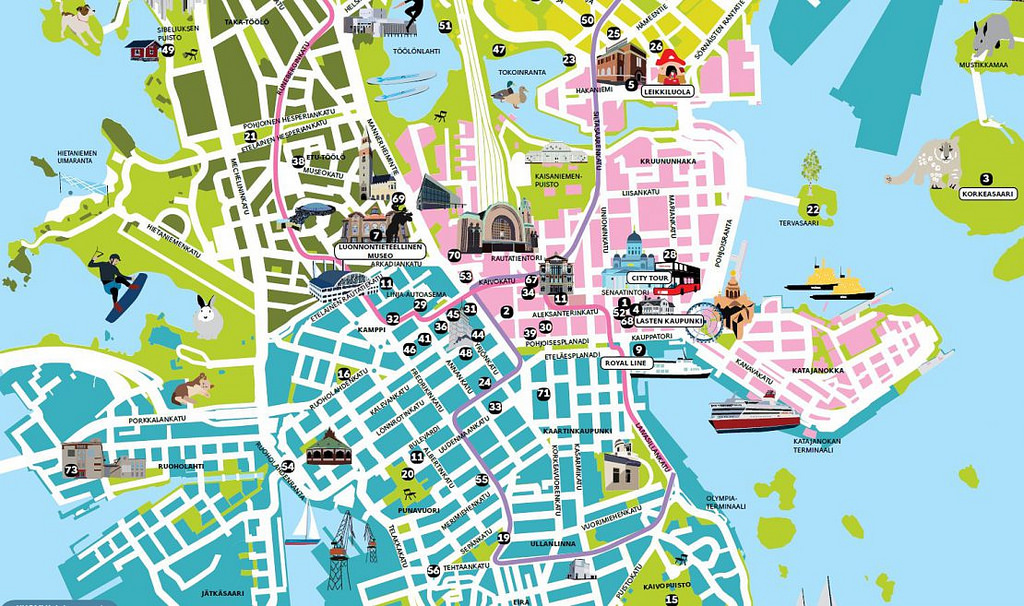 Helsinki-map Helsinki-map
